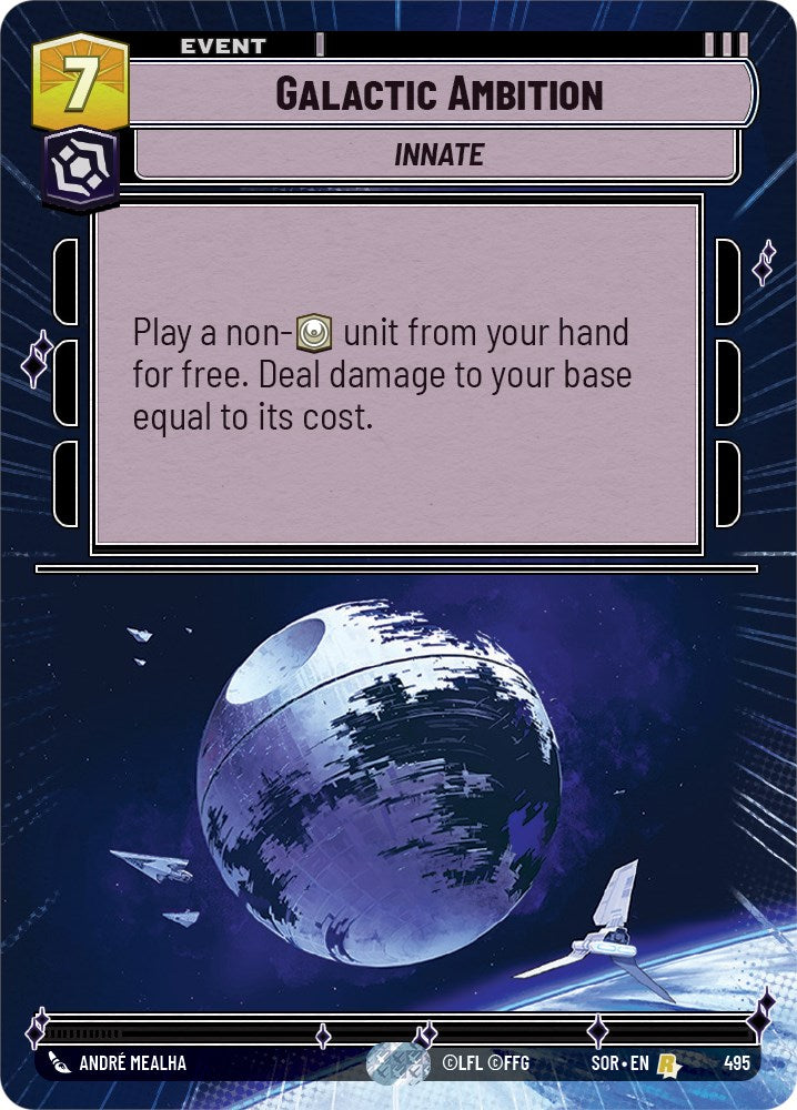 Galactic Ambition (Hyperspace) (495) [Spark of Rebellion] | Arkham Games and Comics