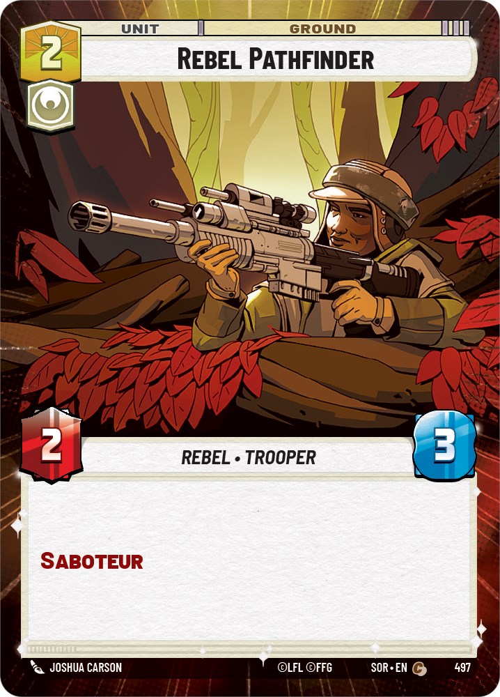 Rebel Pathfinder (Hyperspace) (497) [Spark of Rebellion] | Arkham Games and Comics