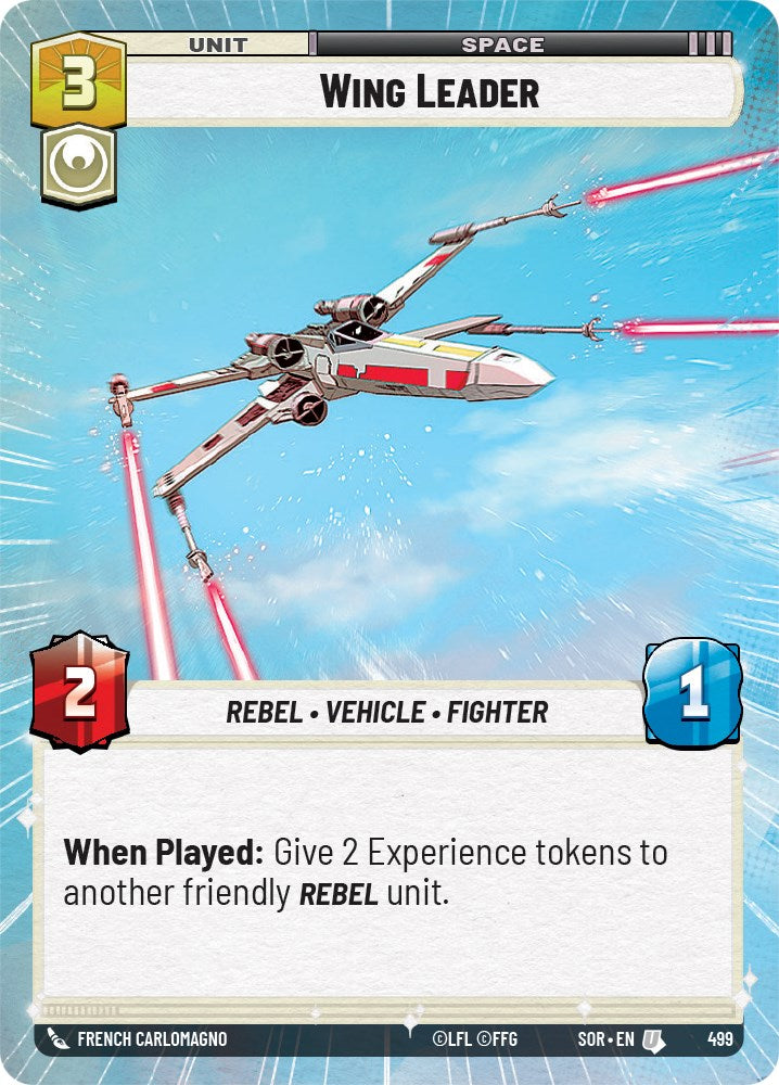 Wing Leader (Hyperspace) (499) [Spark of Rebellion] | Arkham Games and Comics