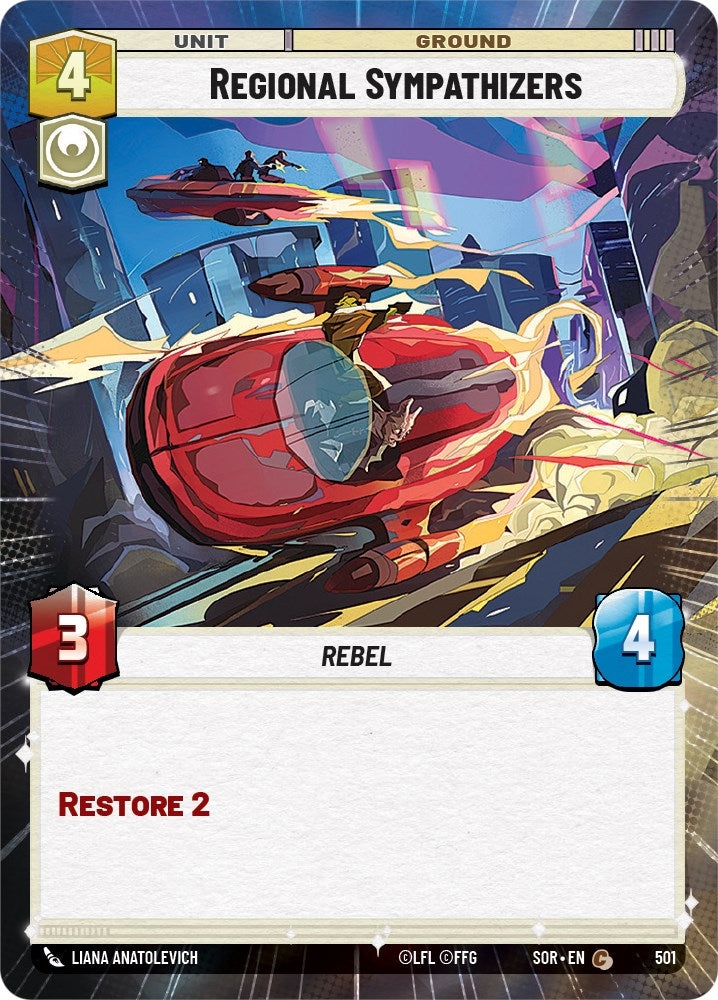 Regional Sympathizers (Hyperspace) (501) [Spark of Rebellion] | Arkham Games and Comics