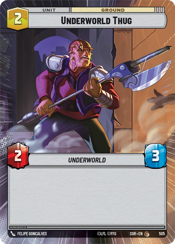 Underworld Thug (Hyperspace) (505) [Spark of Rebellion] | Arkham Games and Comics