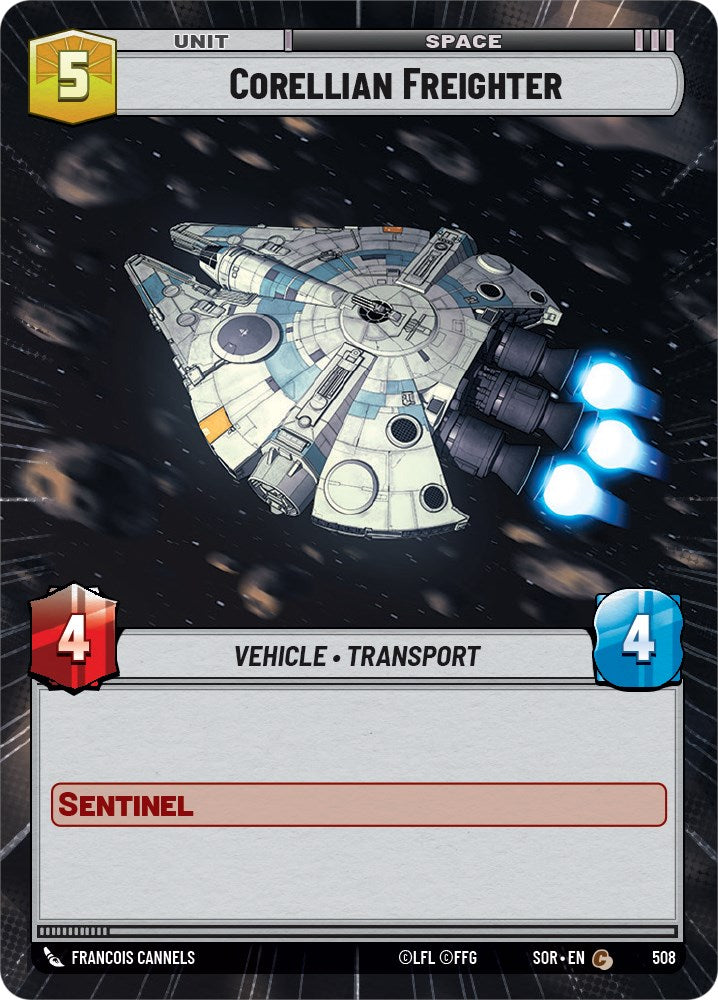 Corellian Freighter (Hyperspace) (508) [Spark of Rebellion] | Arkham Games and Comics