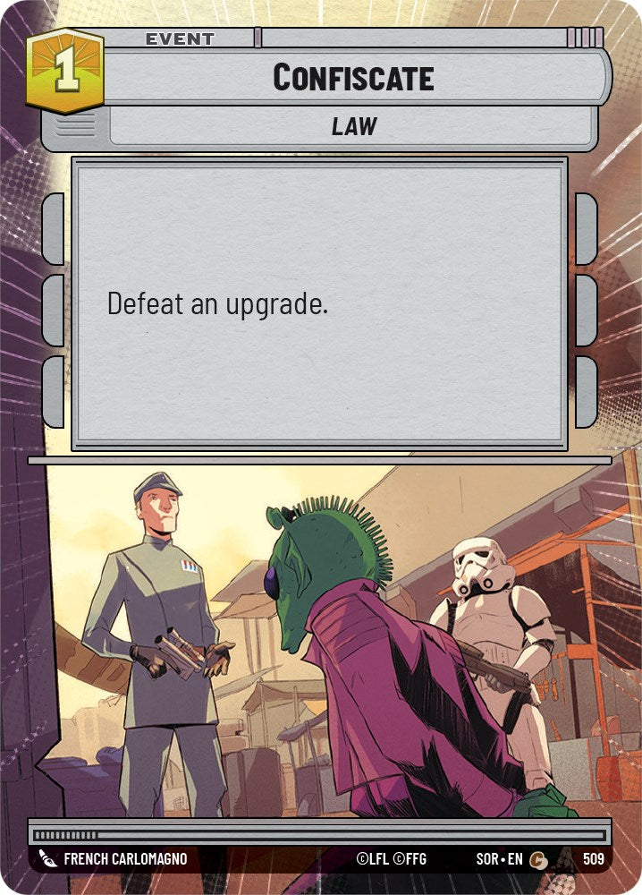 Confiscate (Hyperspace) (509) [Spark of Rebellion] | Arkham Games and Comics