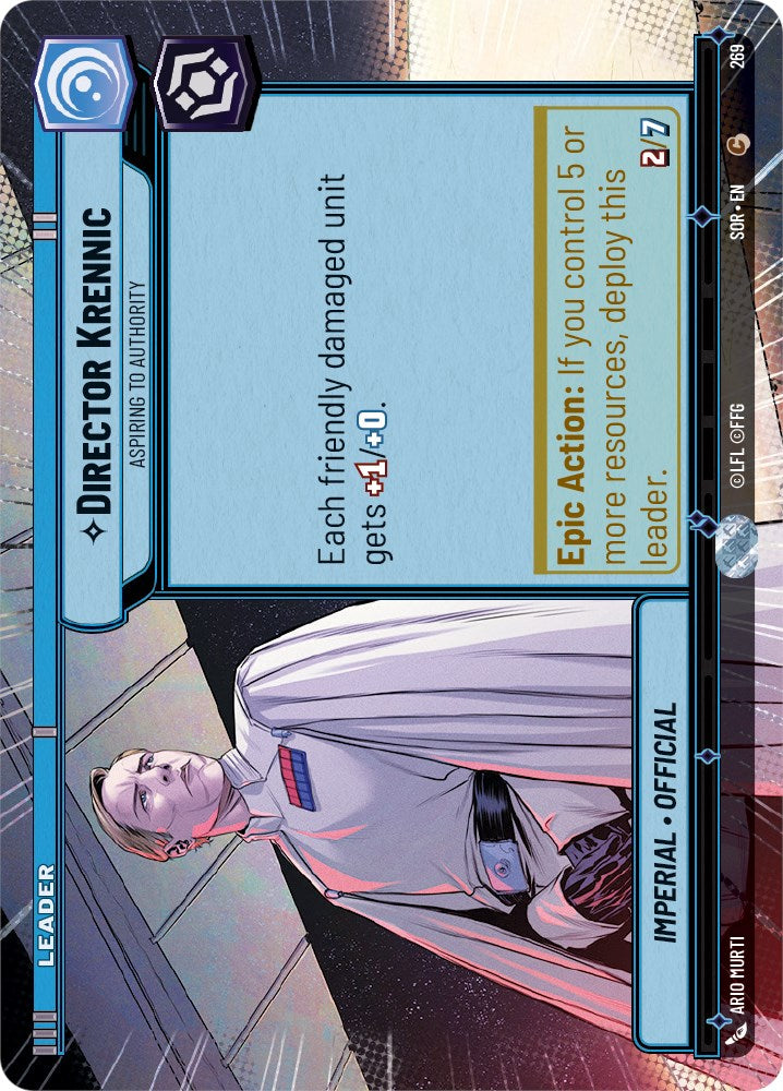 Director Krennic - Aspiring to Authority (Hyperspace) (269) [Spark of Rebellion] | Arkham Games and Comics