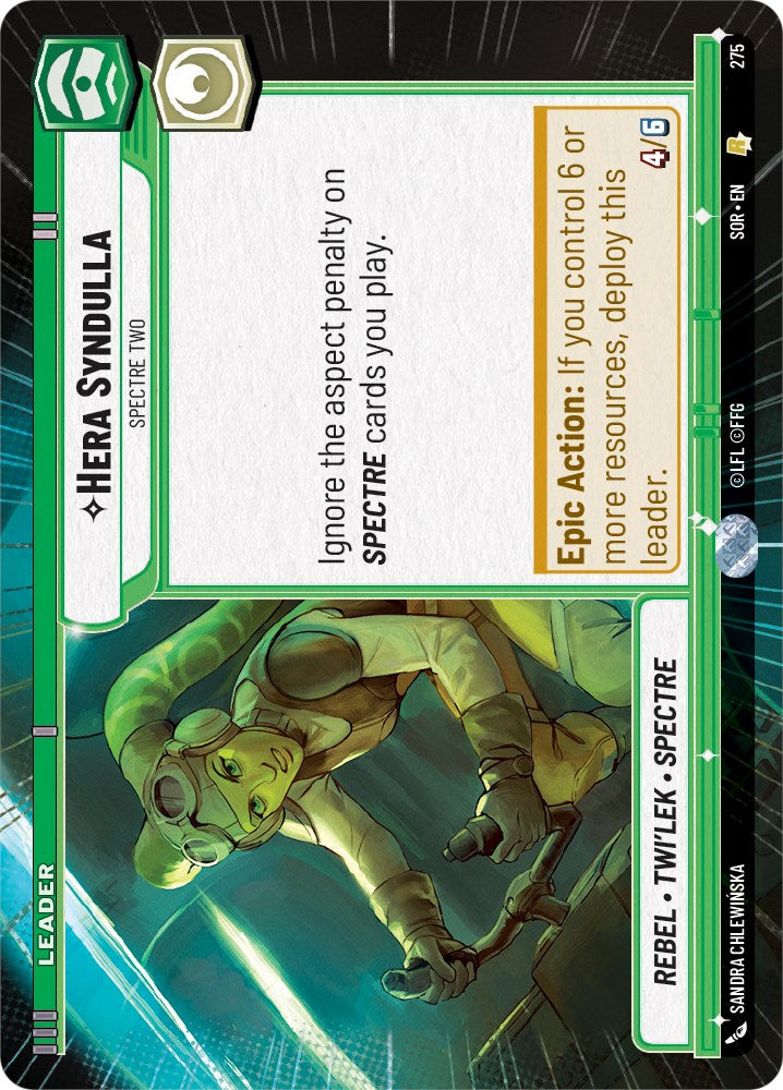 Hera Syndulla - Spectre Two (Hyperspace) (275) [Spark of Rebellion] | Arkham Games and Comics
