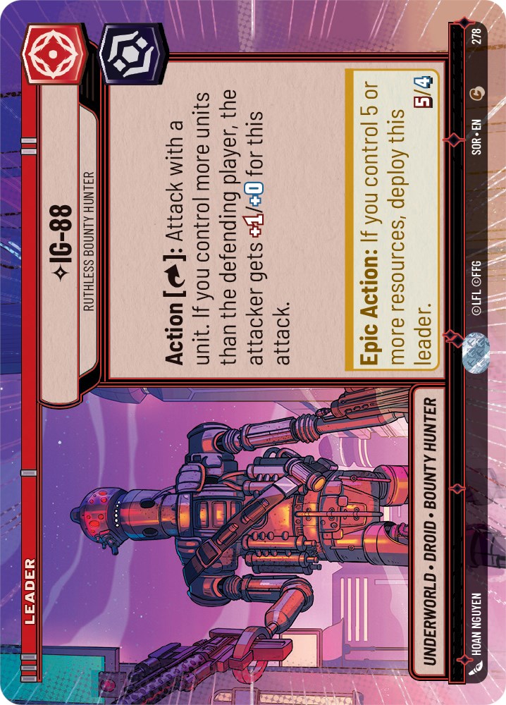 IG-88 - Ruthless Bounty Hunter (Hyperspace) (278) [Spark of Rebellion] | Arkham Games and Comics