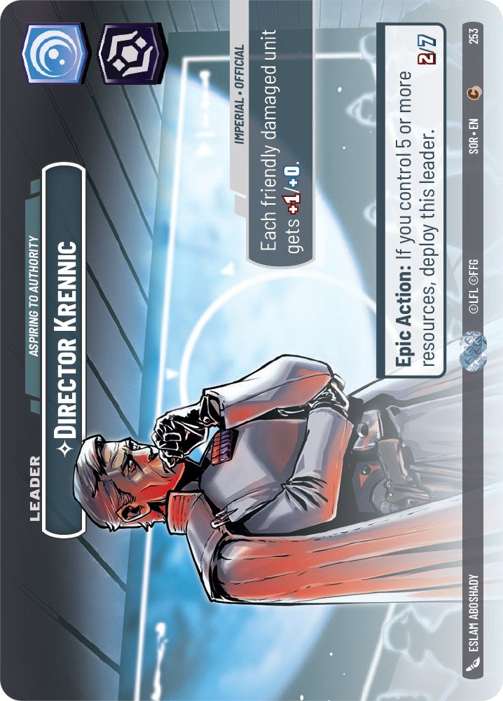 Director Krennic - Aspiring to Authority (Showcase) (253) [Spark of Rebellion] | Arkham Games and Comics