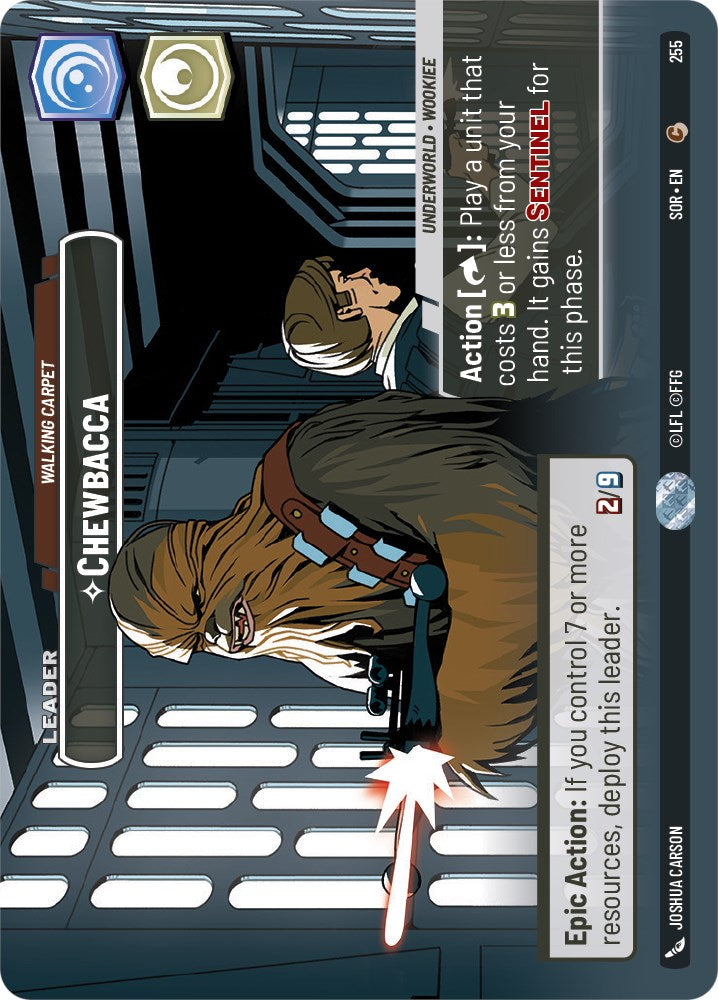 Chewbacca - Walking Carpet (Showcase) (255) [Spark of Rebellion] | Arkham Games and Comics