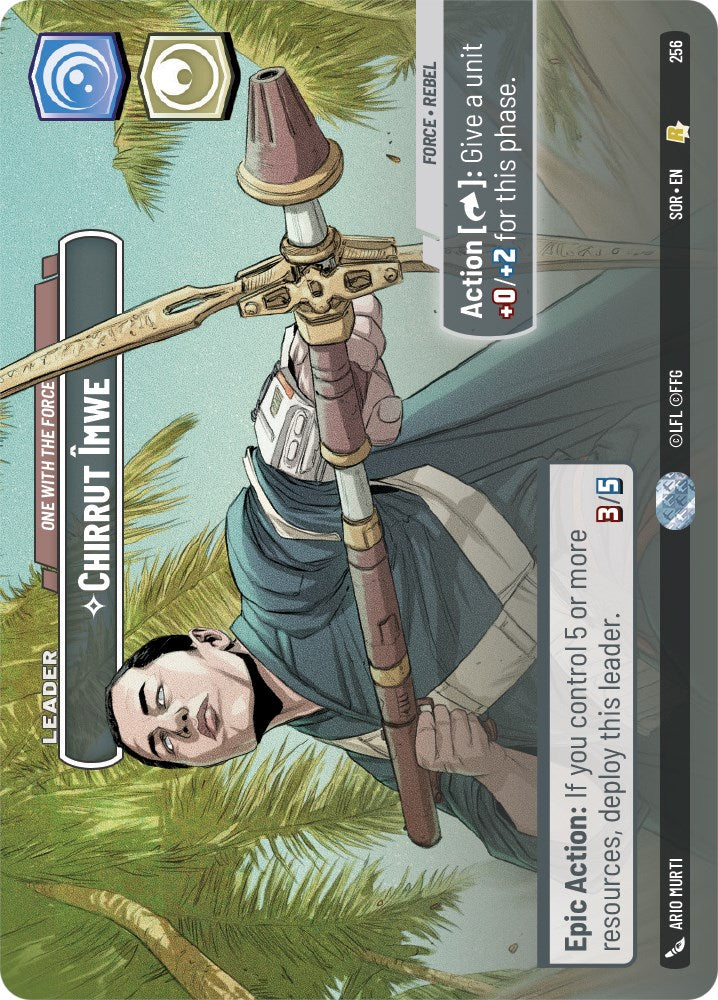 Chirrut Imwe - One With The Force (Showcase) (256) [Spark of Rebellion] | Arkham Games and Comics