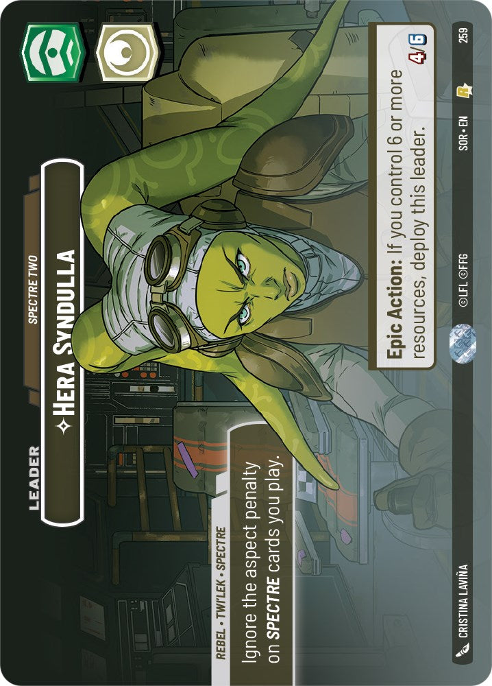 Hera Syndulla - Spectre Two (Showcase) (259) [Spark of Rebellion] | Arkham Games and Comics