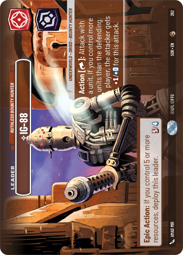 IG-88 - Ruthless Bounty Hunter (Showcase) (262) [Spark of Rebellion] | Arkham Games and Comics
