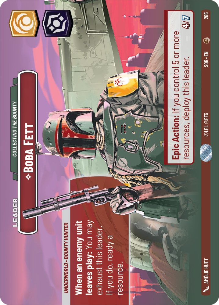 Boba Fett - Collecting the Bounty (Showcase) (265) [Spark of Rebellion] | Arkham Games and Comics