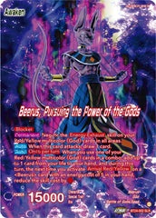 Beerus // Beerus, Pursuing the Power of the Gods (SLR) (BT24-002) [Beyond Generations] | Arkham Games and Comics