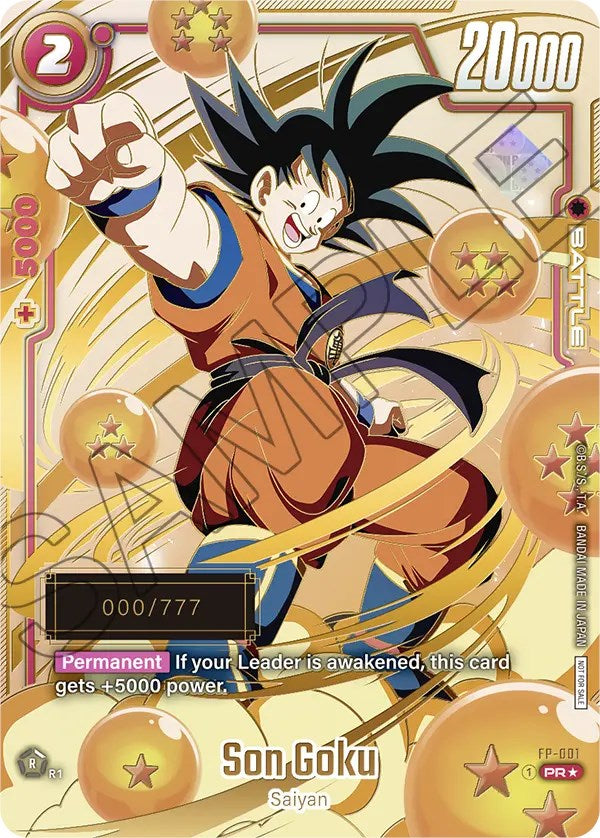 Son Goku (FP-001) (Serial Numbered) [Fusion World Promotion Cards] | Arkham Games and Comics