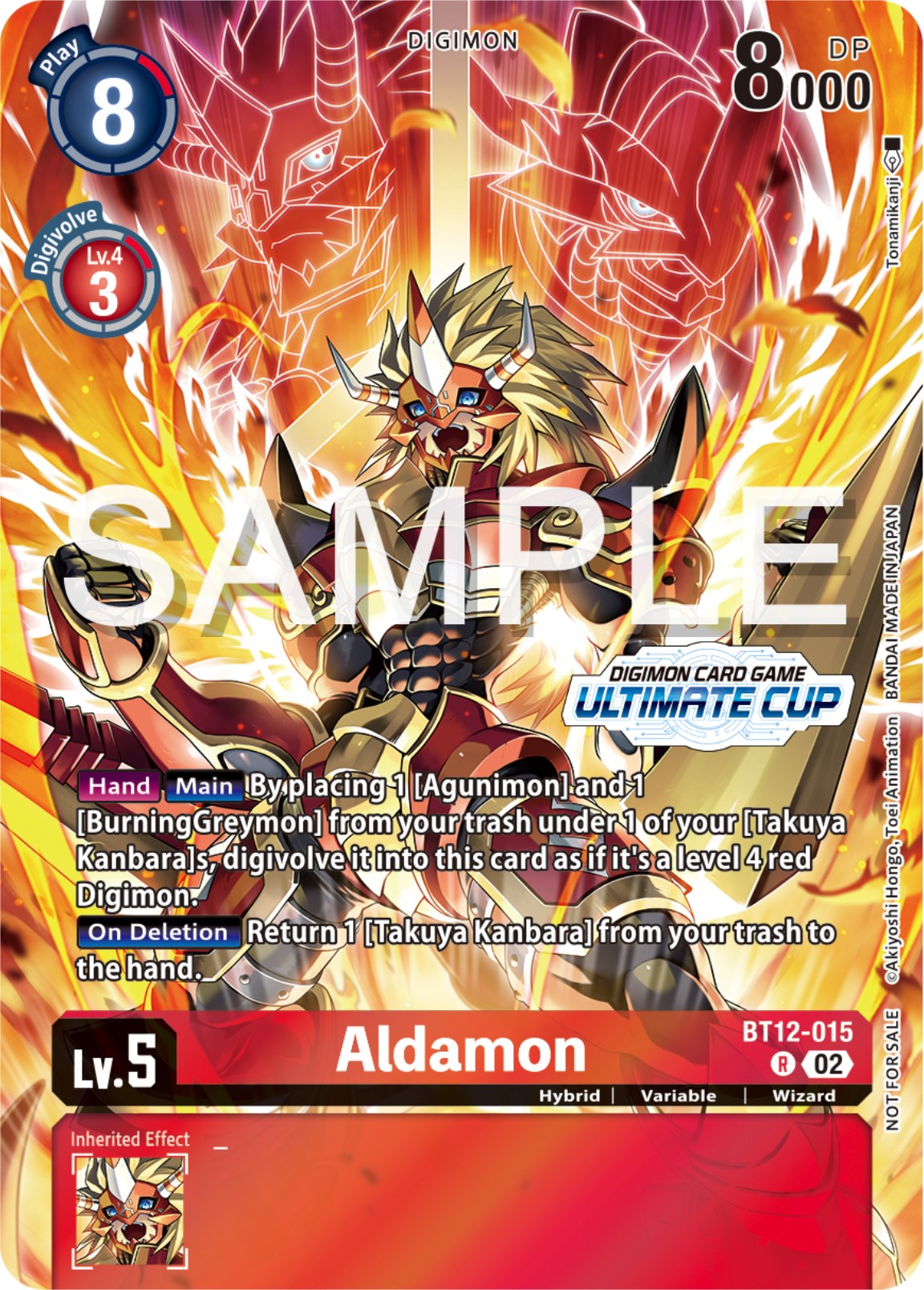 Aldamon [BT12-015] (Ultimate Cup 2024) [Across Time Promos] | Arkham Games and Comics
