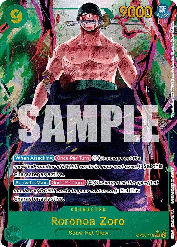 Roronoa Zoro (Alternate Art) [Wings of the Captain] | Arkham Games and Comics