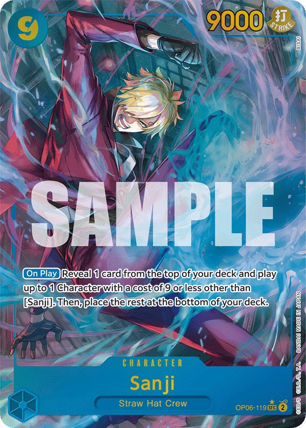 Sanji (Alternate Art) [Wings of the Captain] | Arkham Games and Comics