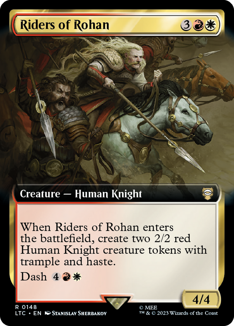 Riders of Rohan (Extended Art) [The Lord of the Rings: Tales of Middle-Earth Commander] | Arkham Games and Comics