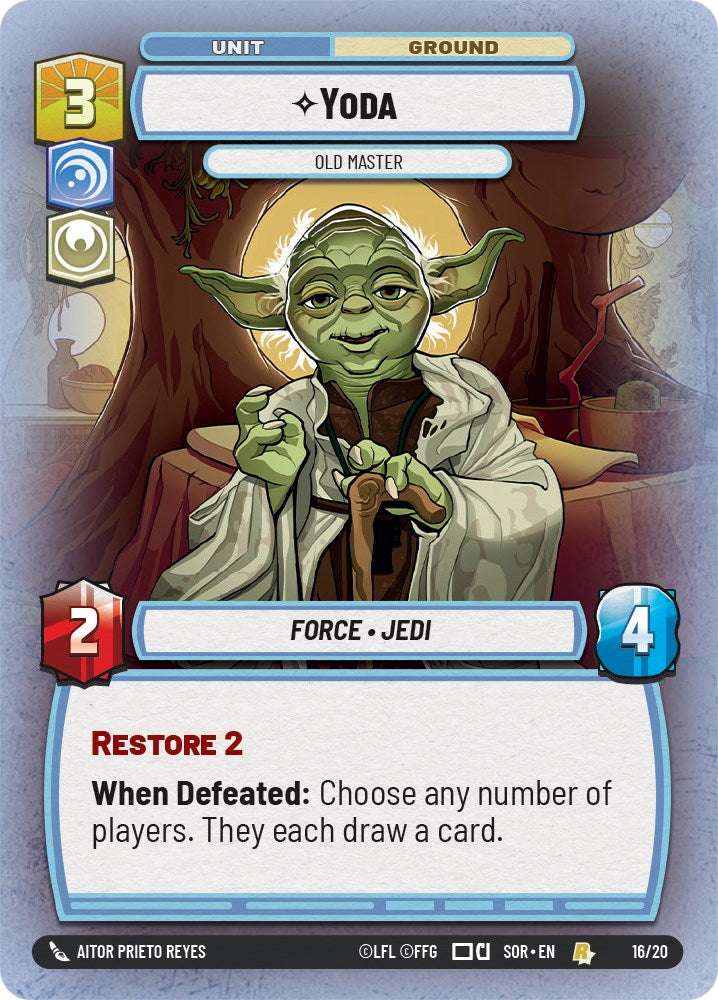 Yoda - Old Master (Weekly Play Promo) (16/20) [Spark of Rebellion Promos] | Arkham Games and Comics