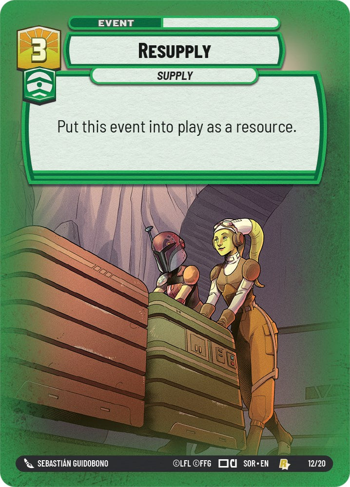 Resupply (Weekly Play Promo) (12/20) [Spark of Rebellion Promos] | Arkham Games and Comics