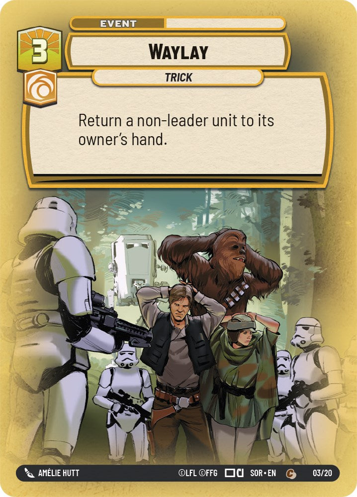 Waylay (Weekly Play Promo) (3/20) [Spark of Rebellion Promos] | Arkham Games and Comics