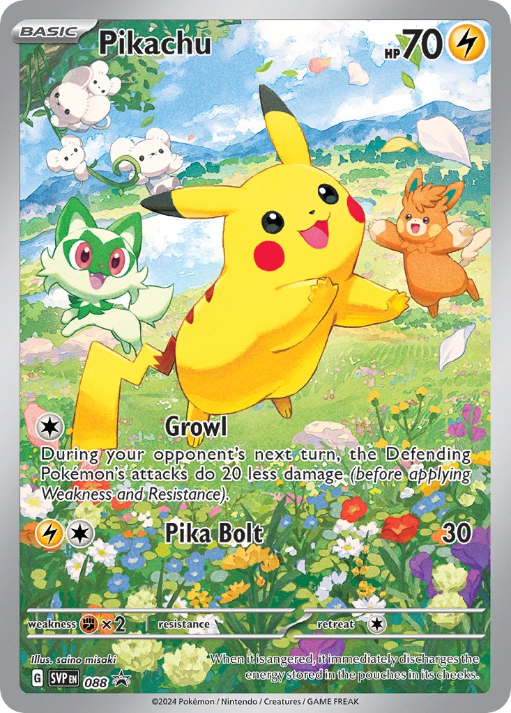 Pikachu (088) [Scarlet & Violet: Black Star Promos] | Arkham Games and Comics