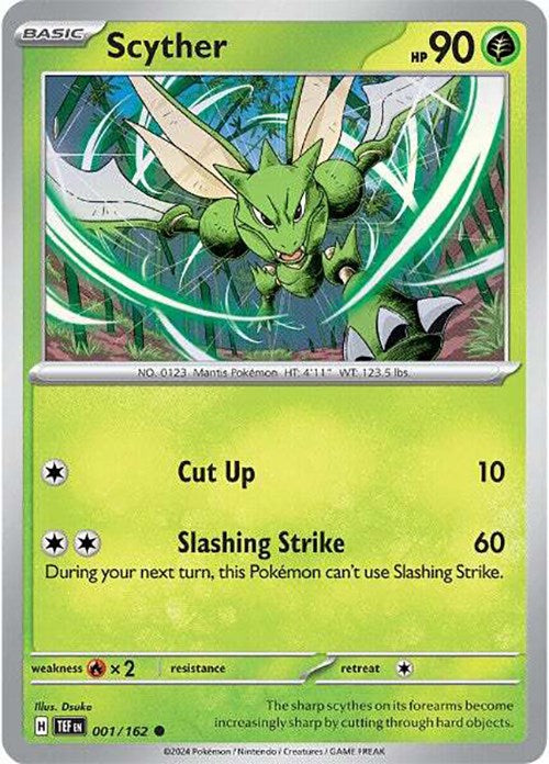 Scyther (001/162) [Scarlet & Violet: Temporal Forces] | Arkham Games and Comics