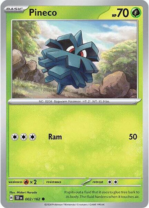 Pineco (002/162) [Scarlet & Violet: Temporal Forces] | Arkham Games and Comics