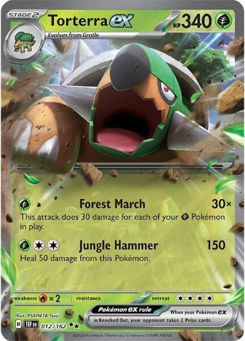 Torterra ex (012/162) [Scarlet & Violet: Temporal Forces] | Arkham Games and Comics