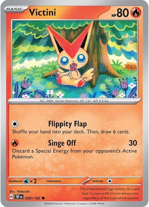 Victini (030/162) [Scarlet & Violet: Temporal Forces] | Arkham Games and Comics