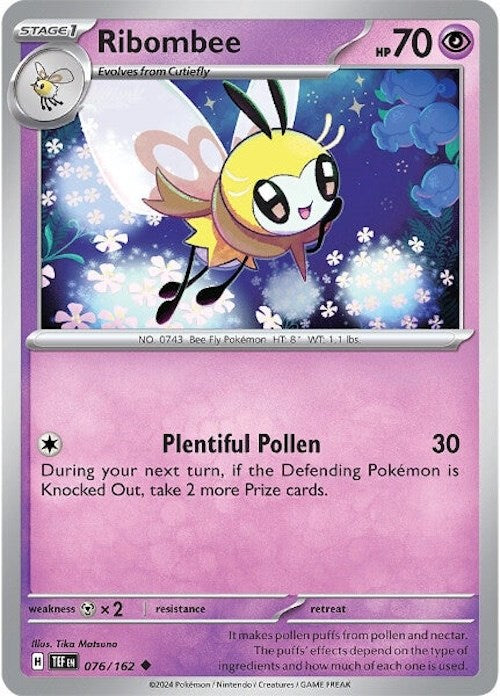 Ribombee (076/162) [Scarlet & Violet: Temporal Forces] | Arkham Games and Comics