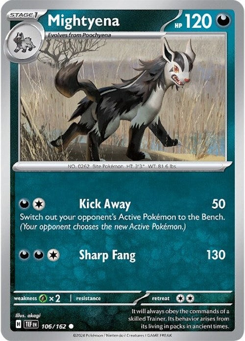 Mightyena (106/162) [Scarlet & Violet: Temporal Forces] | Arkham Games and Comics