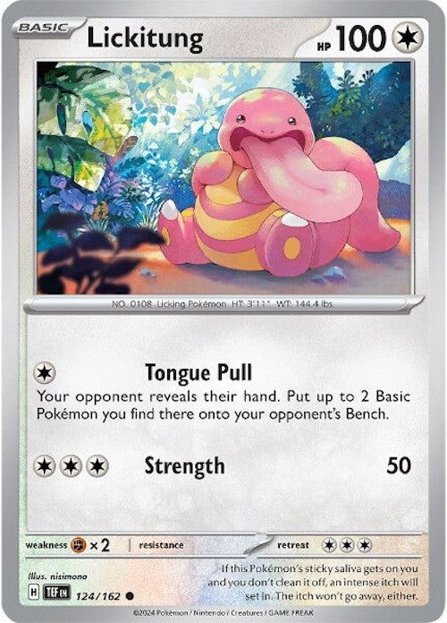 Lickitung (124/162) [Scarlet & Violet: Temporal Forces] | Arkham Games and Comics