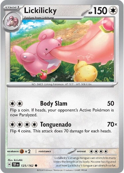 Lickilicky (125/162) [Scarlet & Violet: Temporal Forces] | Arkham Games and Comics