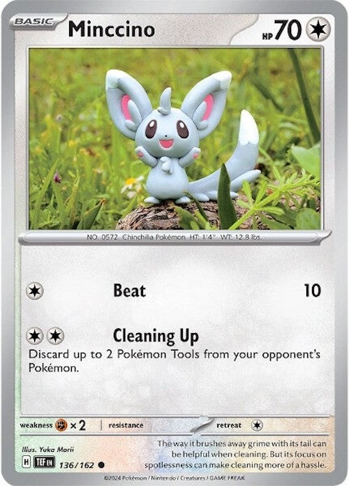 Minccino (136/162) [Scarlet & Violet: Temporal Forces] | Arkham Games and Comics