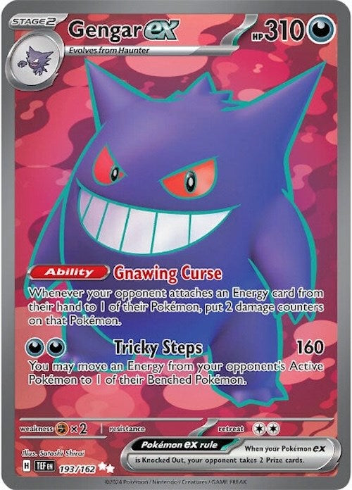 Gengar ex (193/162) [Scarlet & Violet: Temporal Forces] | Arkham Games and Comics