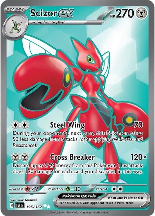 Scizor ex (195/162) [Scarlet & Violet: Temporal Forces] | Arkham Games and Comics