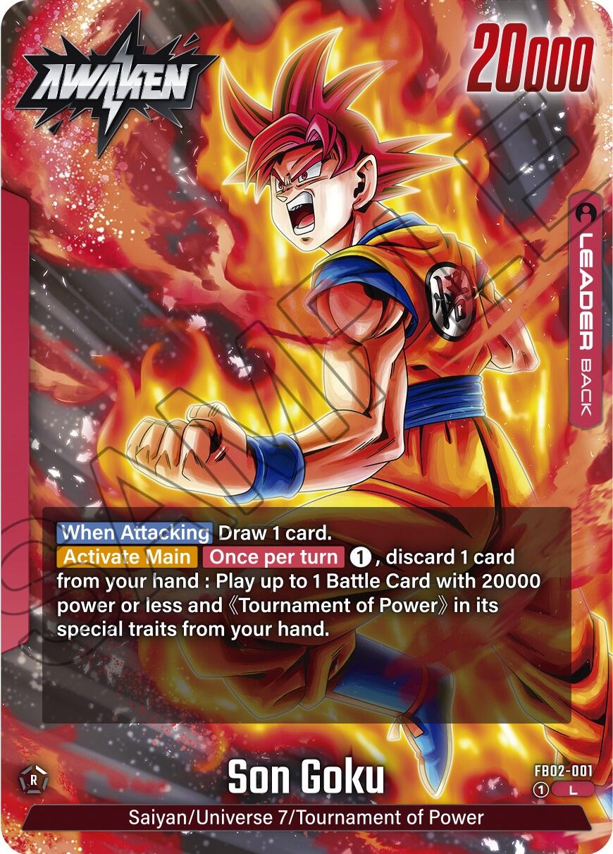 Son Goku (FB02-001) [Blazing Aura] | Arkham Games and Comics
