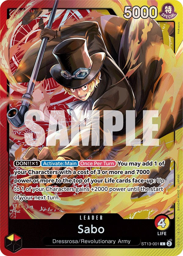 Sabo [Ultra Deck: The Three Brothers] | Arkham Games and Comics