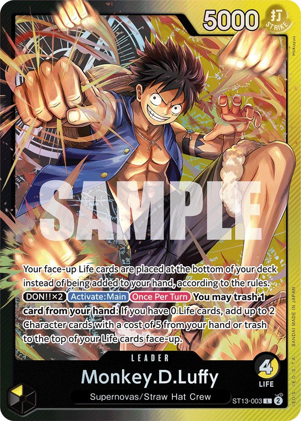 Monkey.D.Luffy [Ultra Deck: The Three Brothers] | Arkham Games and Comics