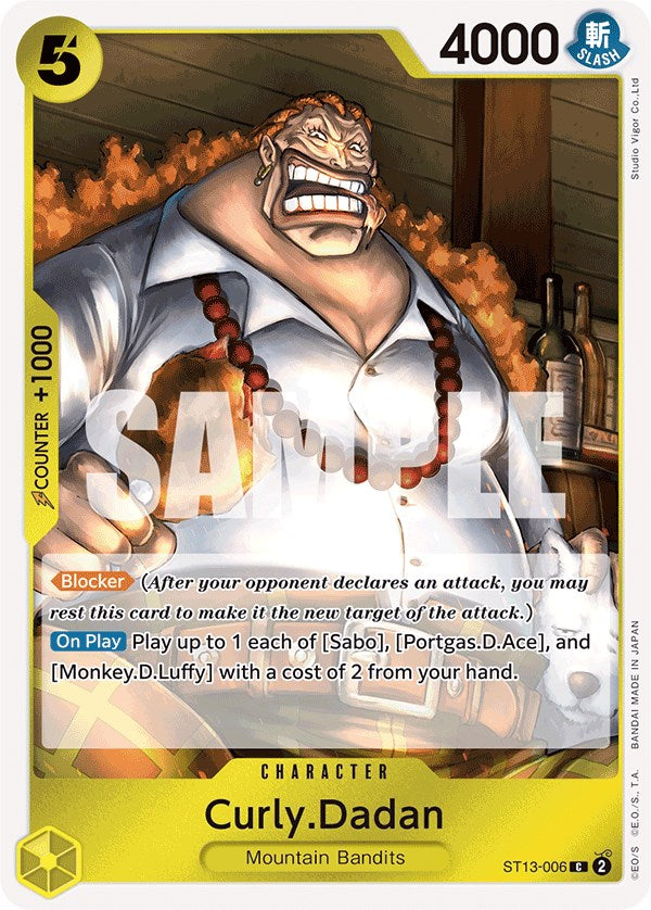 Curly.Dadan [Ultra Deck: The Three Brothers] | Arkham Games and Comics