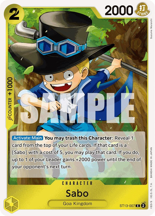 Sabo [Ultra Deck: The Three Brothers] | Arkham Games and Comics