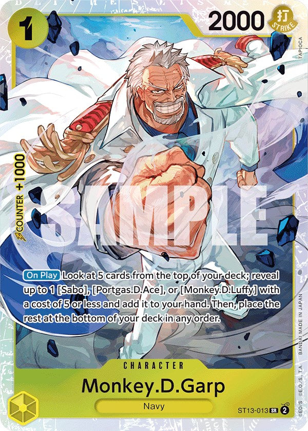 Monkey.D.Garp [Ultra Deck: The Three Brothers] | Arkham Games and Comics