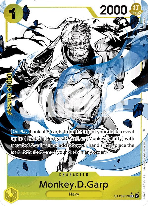 Monkey.D.Garp (Parallel) [Ultra Deck: The Three Brothers] | Arkham Games and Comics