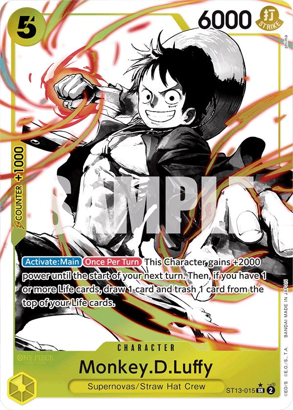 Monkey.D.Luffy (Parallel) [Ultra Deck: The Three Brothers] | Arkham Games and Comics