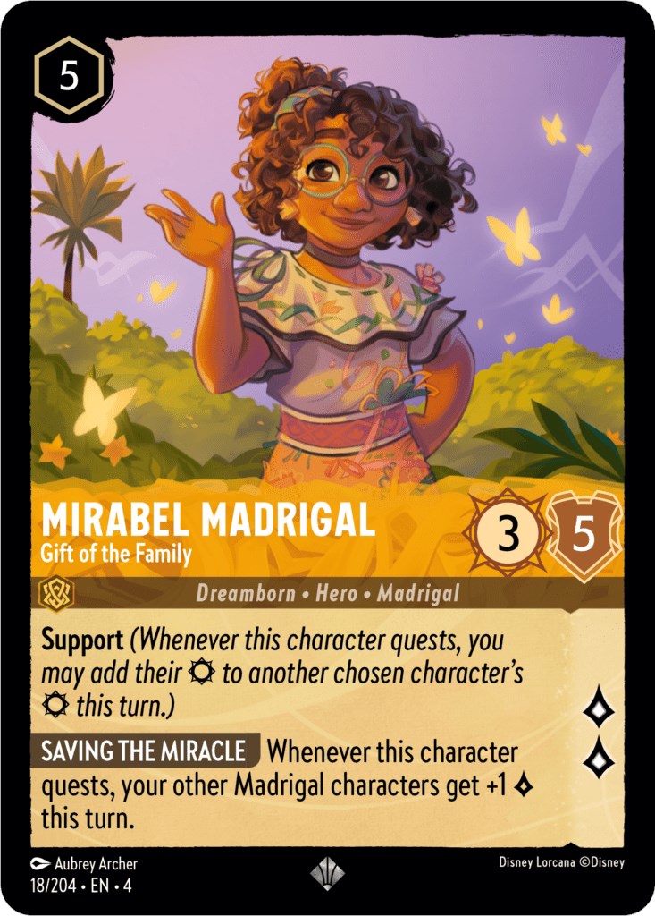 Mirabel Madrigal - Gift of the Family (18/204) [Ursula's Return] | Arkham Games and Comics