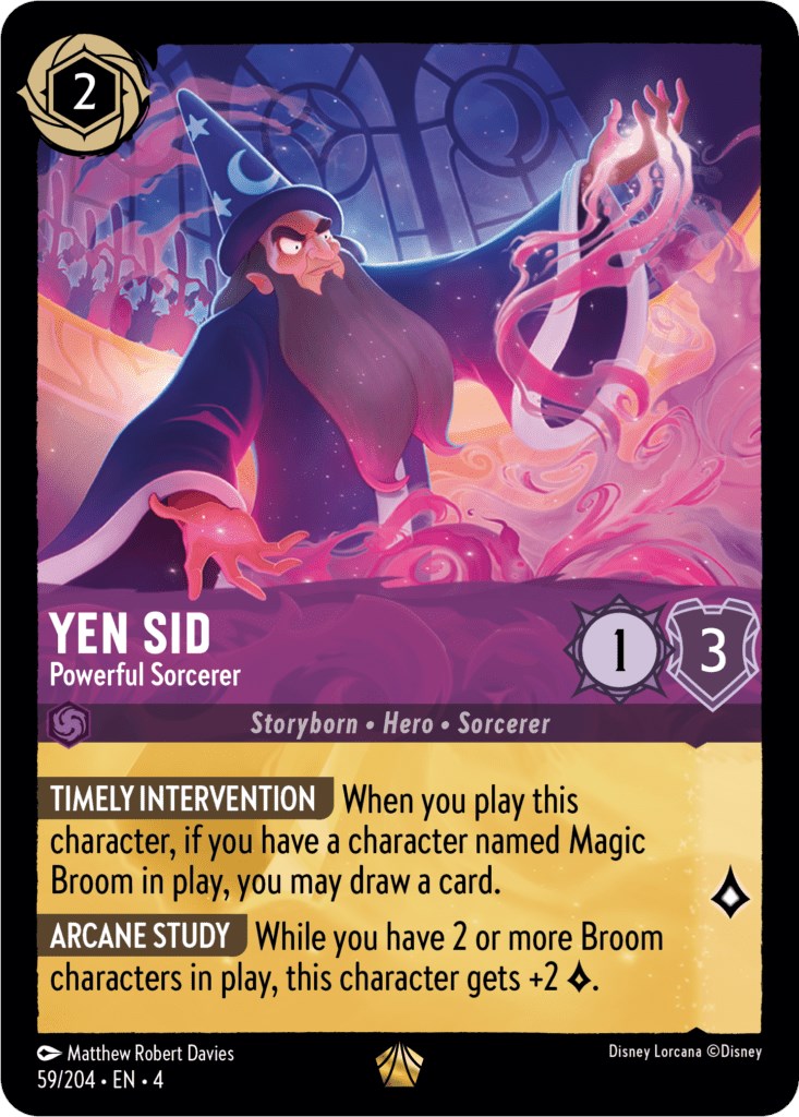 Yen Sid - Powerful Sorcerer (59/204) [Ursula's Return] | Arkham Games and Comics