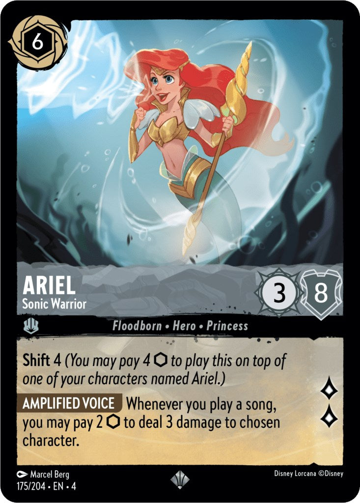 Ariel - Sonic Warrior (175/204) [Ursula's Return] | Arkham Games and Comics