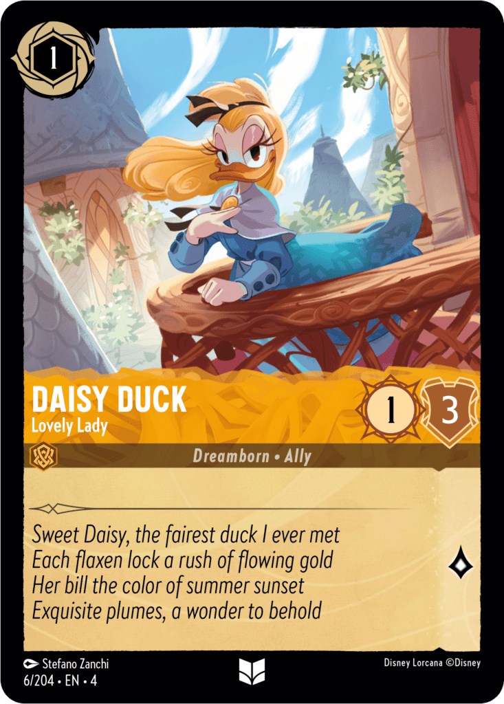 Daisy Duck - Lovely Lady (6/204) [Ursula's Return] | Arkham Games and Comics