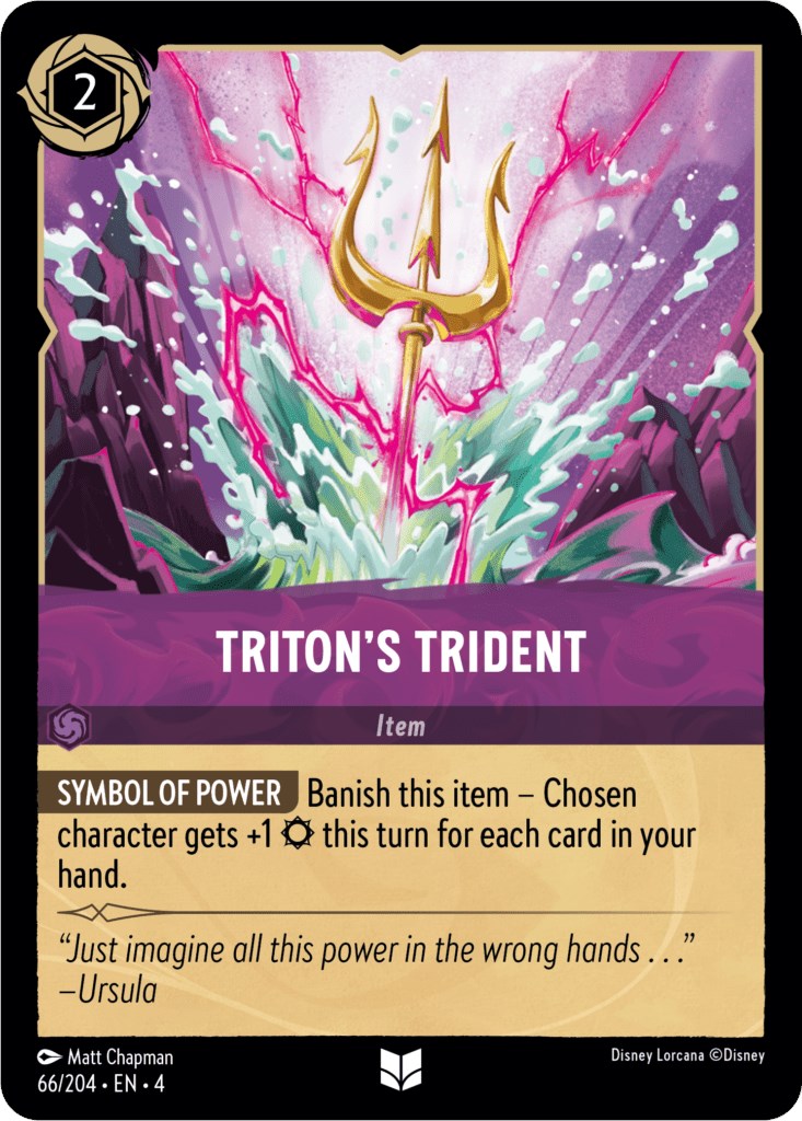 Triton's Trident (66/204) [Ursula's Return] | Arkham Games and Comics